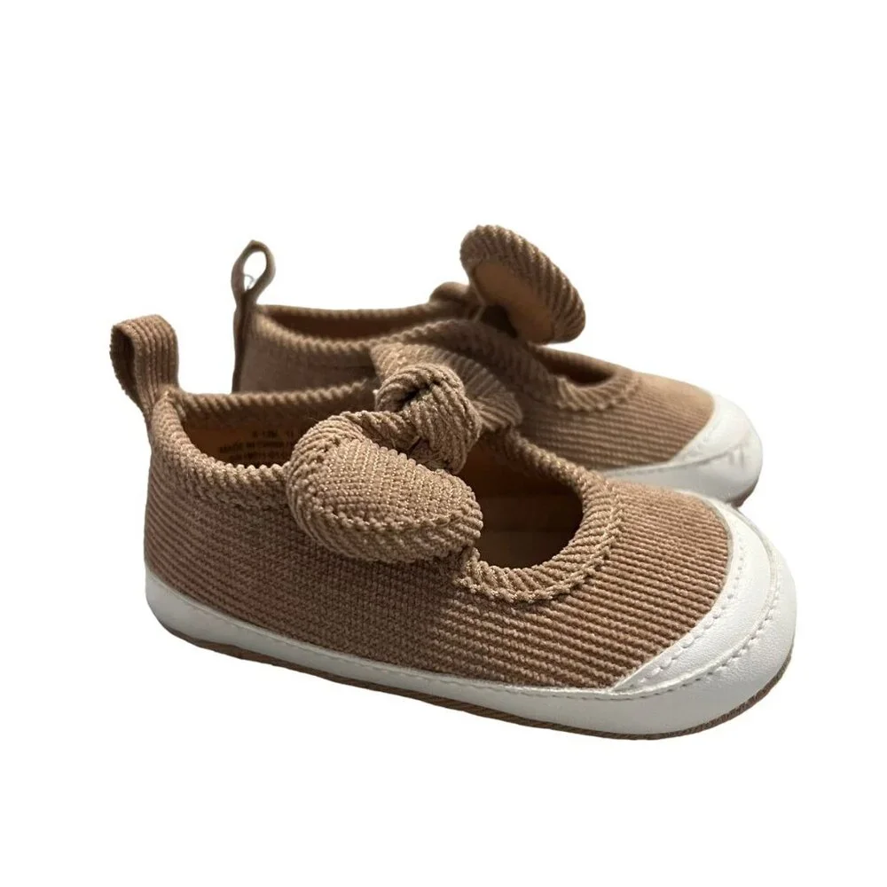 Old Navy 6-12m Mary Jane Bow Crib Shoes